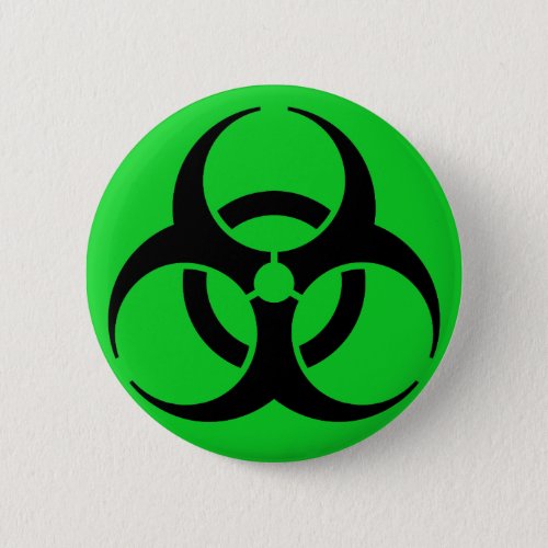 Biohazard Symbol Button