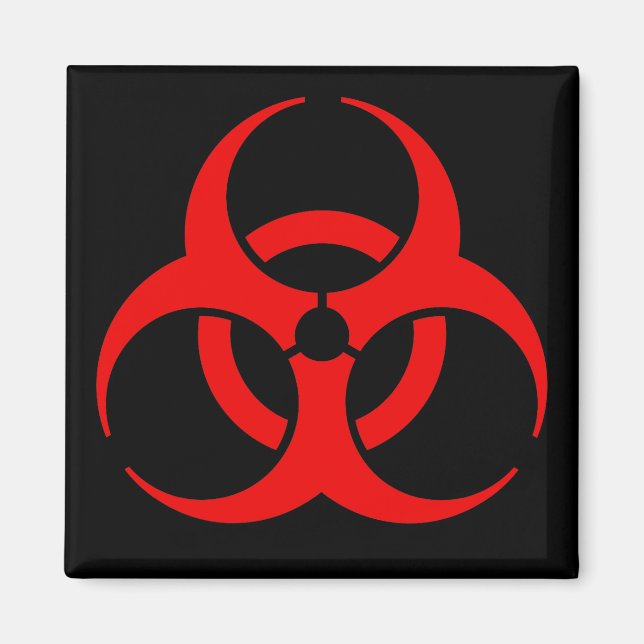 Biohazard Symbol Magnet (Front)