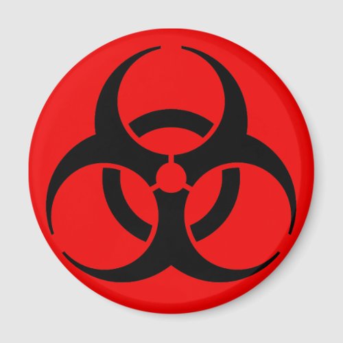 Biohazard Symbol Magnet