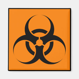 Biohazard Symbol Magnet