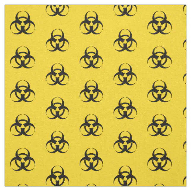 Minecraft Biohazard Symbol Pattern Biohazard Symbol Pattern Fabric | Zazzle