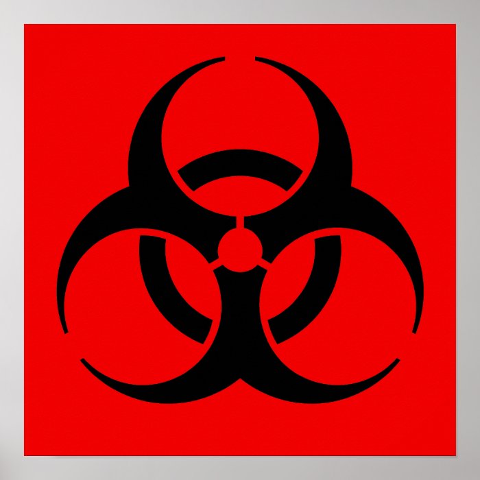 Biohazard Symbol Posters