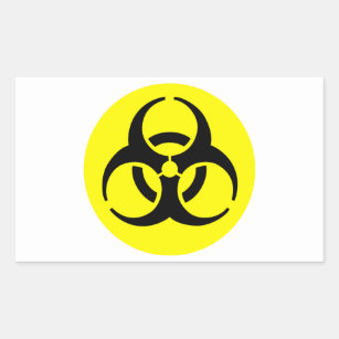 Toxic Symbol Self Adhesive Stickers Car Van Lorry Vinyl Decal 153mm