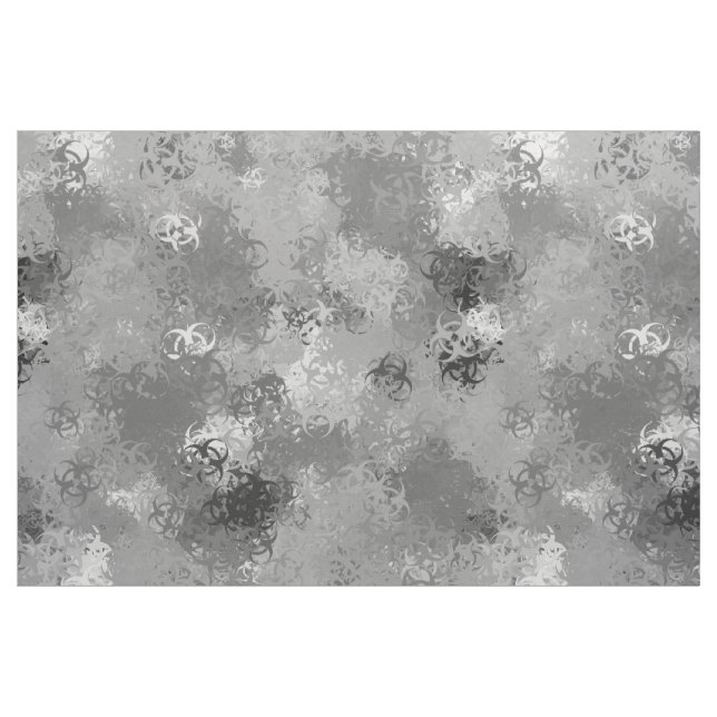 Biohazard Symbol Urban Camo Fabric (Fat Quarter)