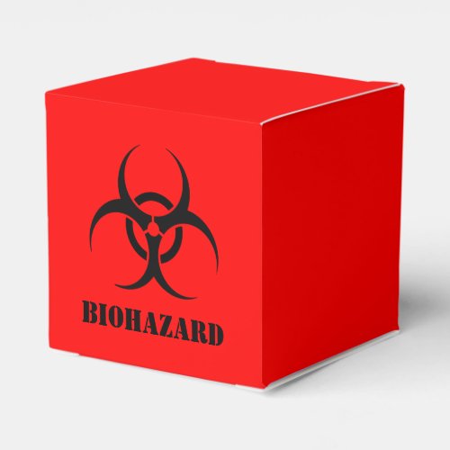 BIOHAZARD Symbol Warning Halloween Props Favor Boxes