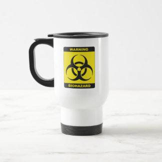Biohazard travel mug