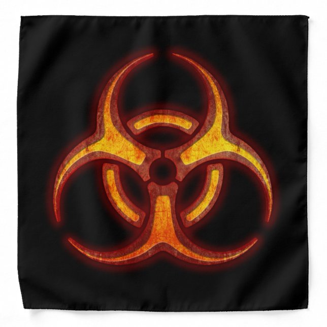 Biohazard Warning Bandana (Front)