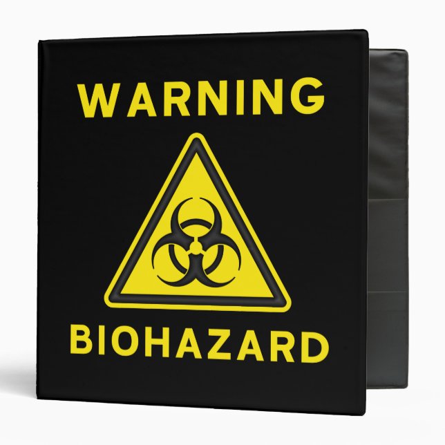 Biohazard Warning Binder (Front/Inside)