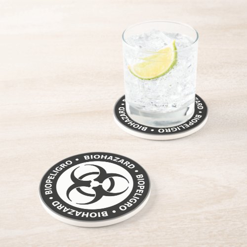 Biohazard Warning Drink Coaster