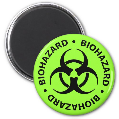 Biohazard Warning Magnet