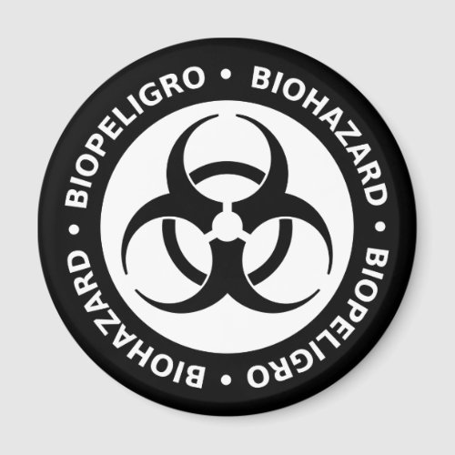 Biohazard Warning Magnet