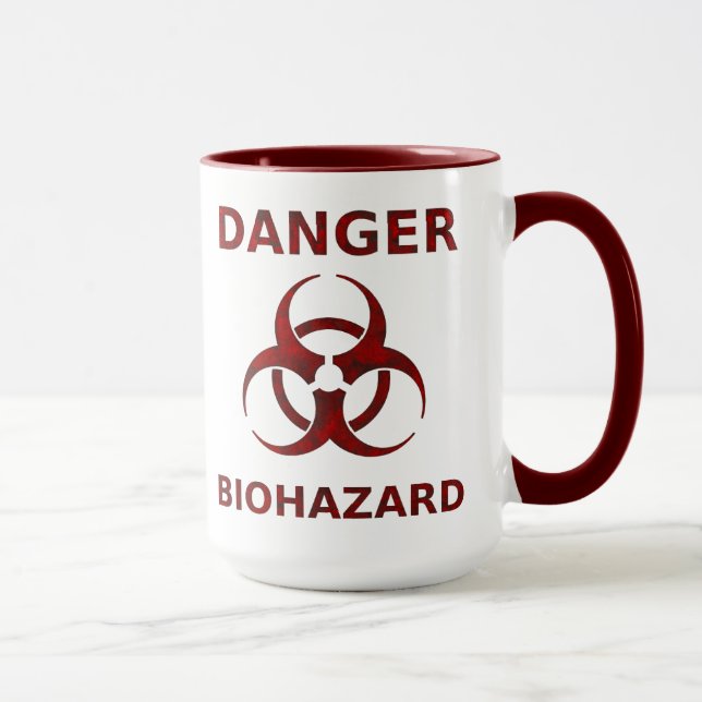 Biohazard Warning Mug (Right)