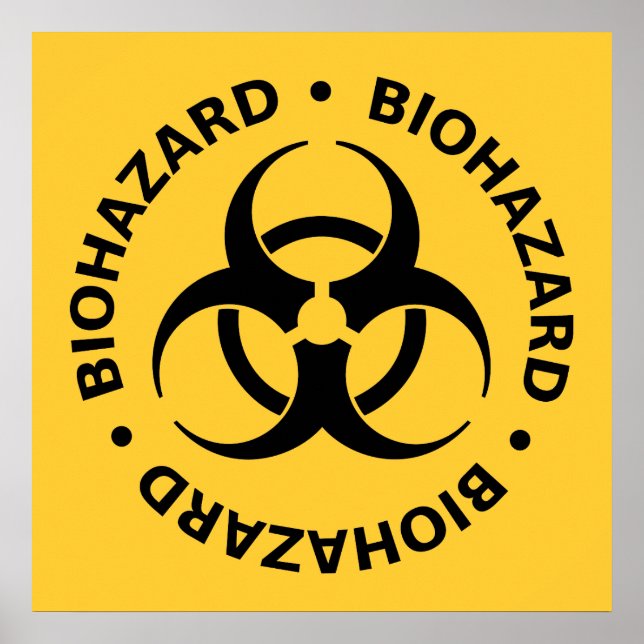 Biohazard Warning Poster (Front)
