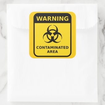 Biohazard Warning Sticker | Zazzle