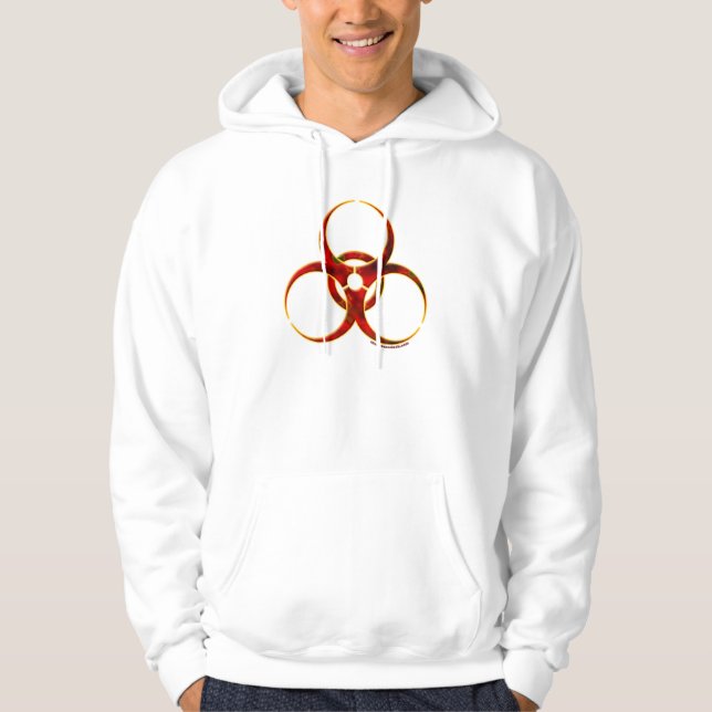 Biohazard Warning Symbol Hoodie (Front)