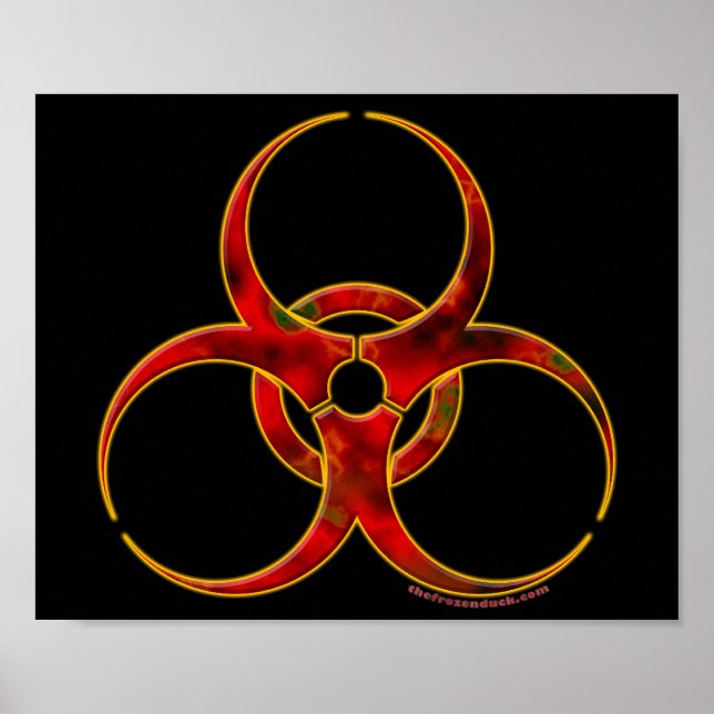 Biohazard Warning Symbol Poster (Front)