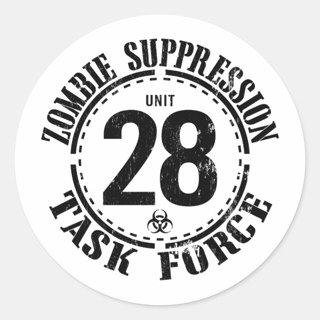 Biohazard: Zombie Contagion Sticker (Front)