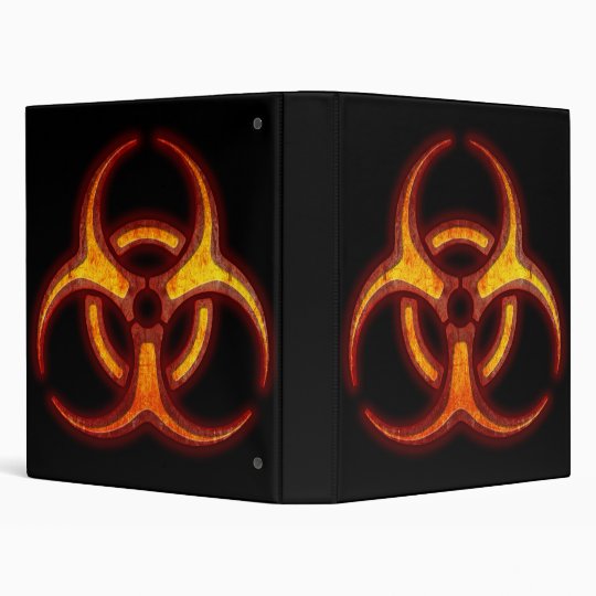Biohazard Zombie Warning Binder