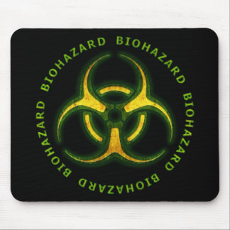 Biohazard Zombie Warning Mouse Pad