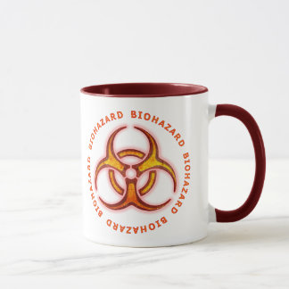 Biohazard Zombie Warning Mug