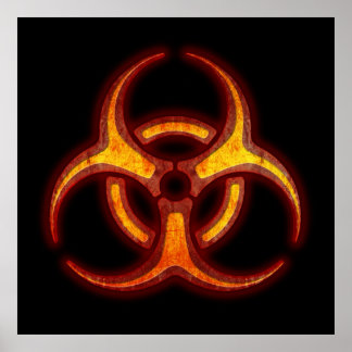 Biohazard Symbol Posters | Zazzle