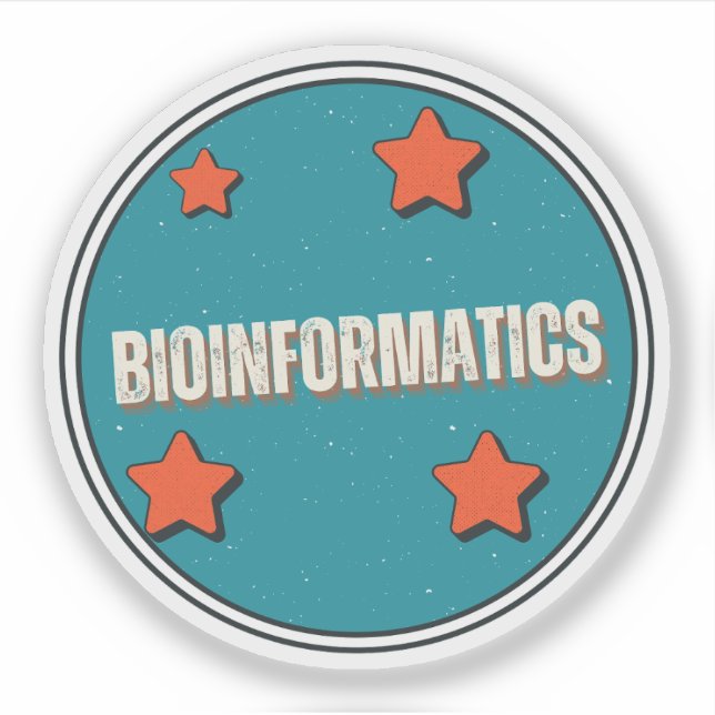Bioinformatics Sticker (Front)