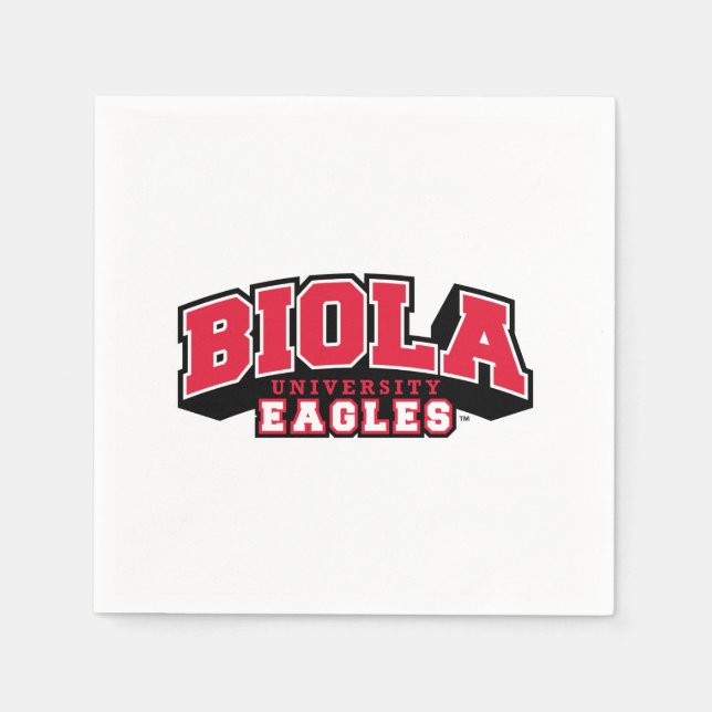Biola University Eagles Napkins (Front)