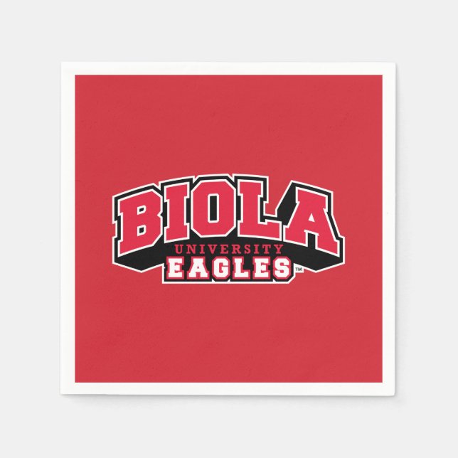 Biola University Eagles Napkins (Front)