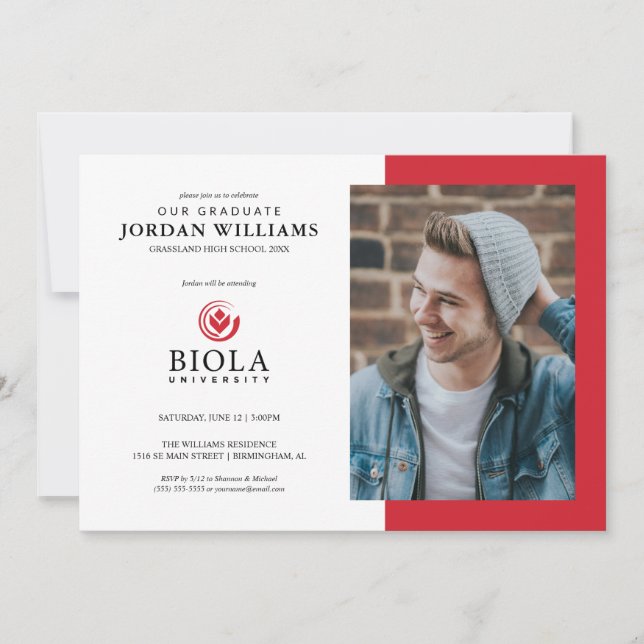 Biola University Graduation Announcement (Front)