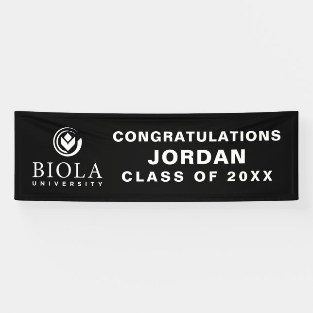 Biola University Graduation Banner (Horizontal)