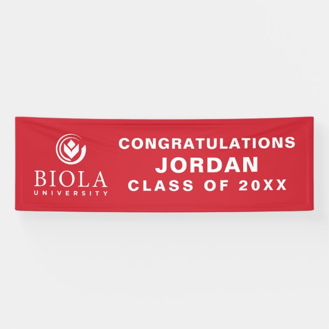 Biola University Graduation Banner (Horizontal)
