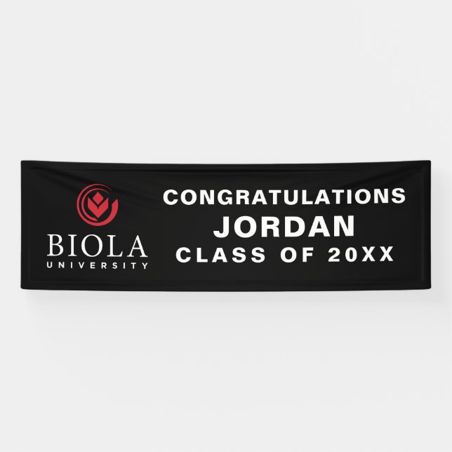 Biola University Graduation Banner (Horizontal)