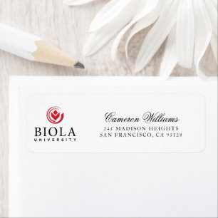 Biola University Logo Label