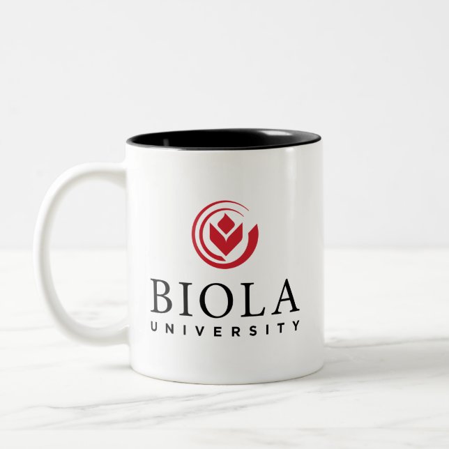 Biola University Logo Two-Tone Coffee Mug (Left)
