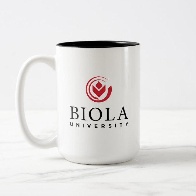 Biola University Logo Two-Tone Coffee Mug (Left)