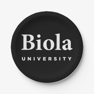 Biola University Signature Paper Plates