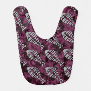 Biological Engineer Gray Fish Baby Bib