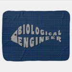 Biological Engineer Gray Fish Baby Blanket