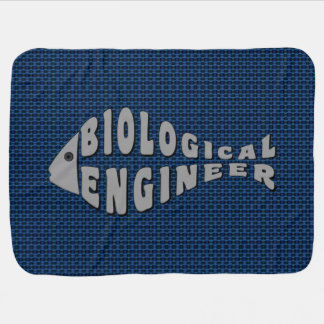 Biological Engineer Gray Fish Baby Blanket