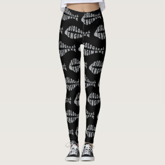 Biological Engineer Gray Fish Leggings