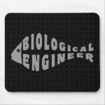 Biological Engineer Gray Fish Mouse Pad