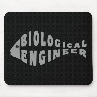 Biological Engineer Gray Fish Mouse Pad