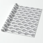 Biological Engineer Gray Fish Wrapping Paper 