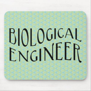 Biological Engineer Text Mouse Pad