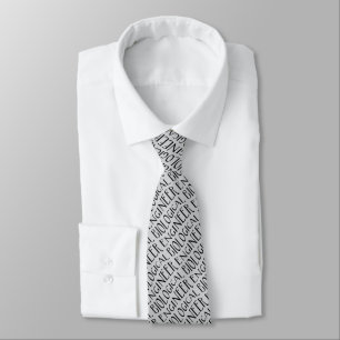 Biological Engineer Text Neck Tie
