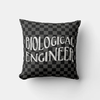 Biological Engineer Text Throw Pillow