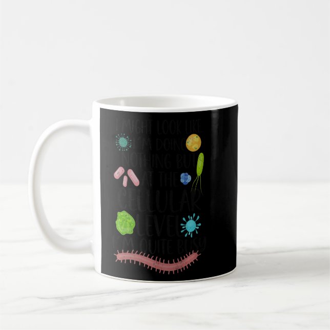 Biologist Microbiologist Microbiology Lab Staph Bi Coffee Mug (Left)