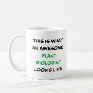 biologist plant, awesome coffee mug