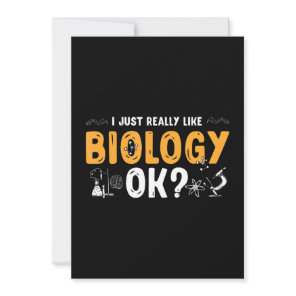 biologist professor science teacher biology holiday card