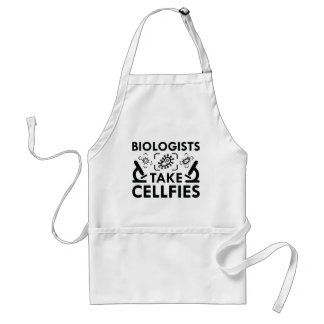 Biologists Take Cellfies Adult Apron